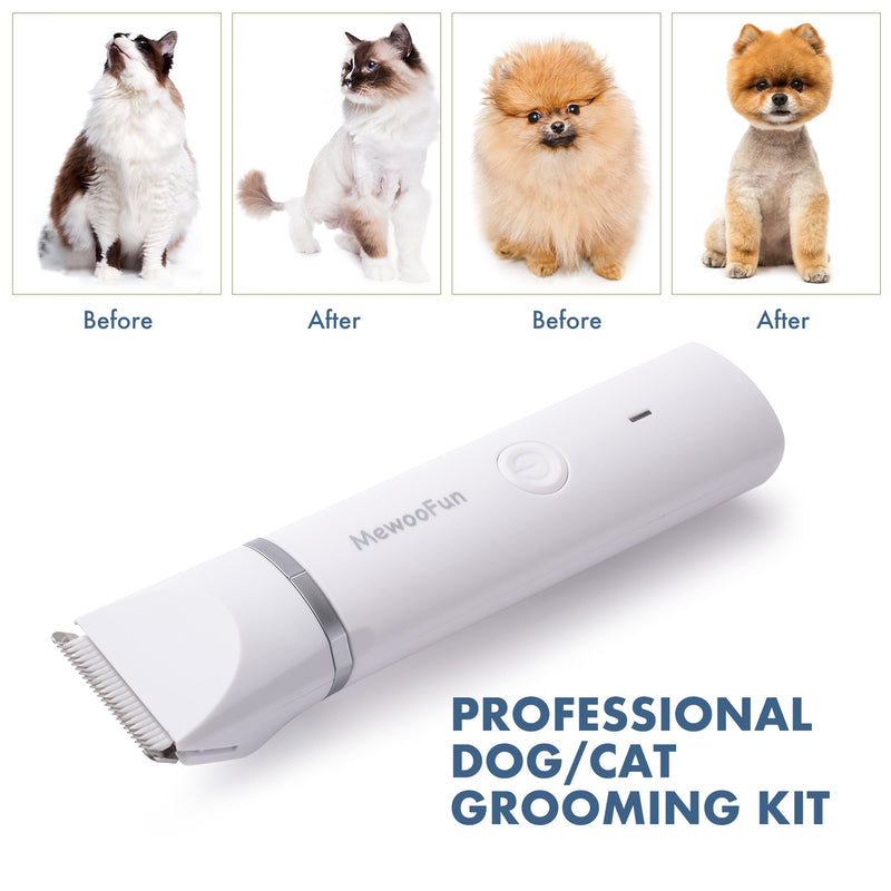 4 in 1 Pet Electric Hair Clipper with 4 Blades Grooming Trimmer.