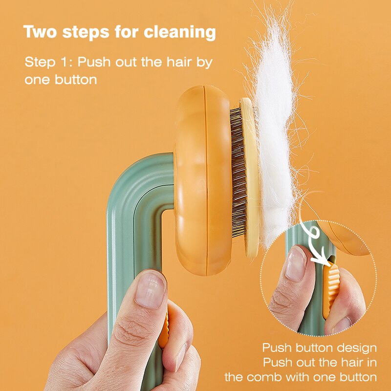 Petbil Pet Brush, Self Cleaning Slicker Brush.